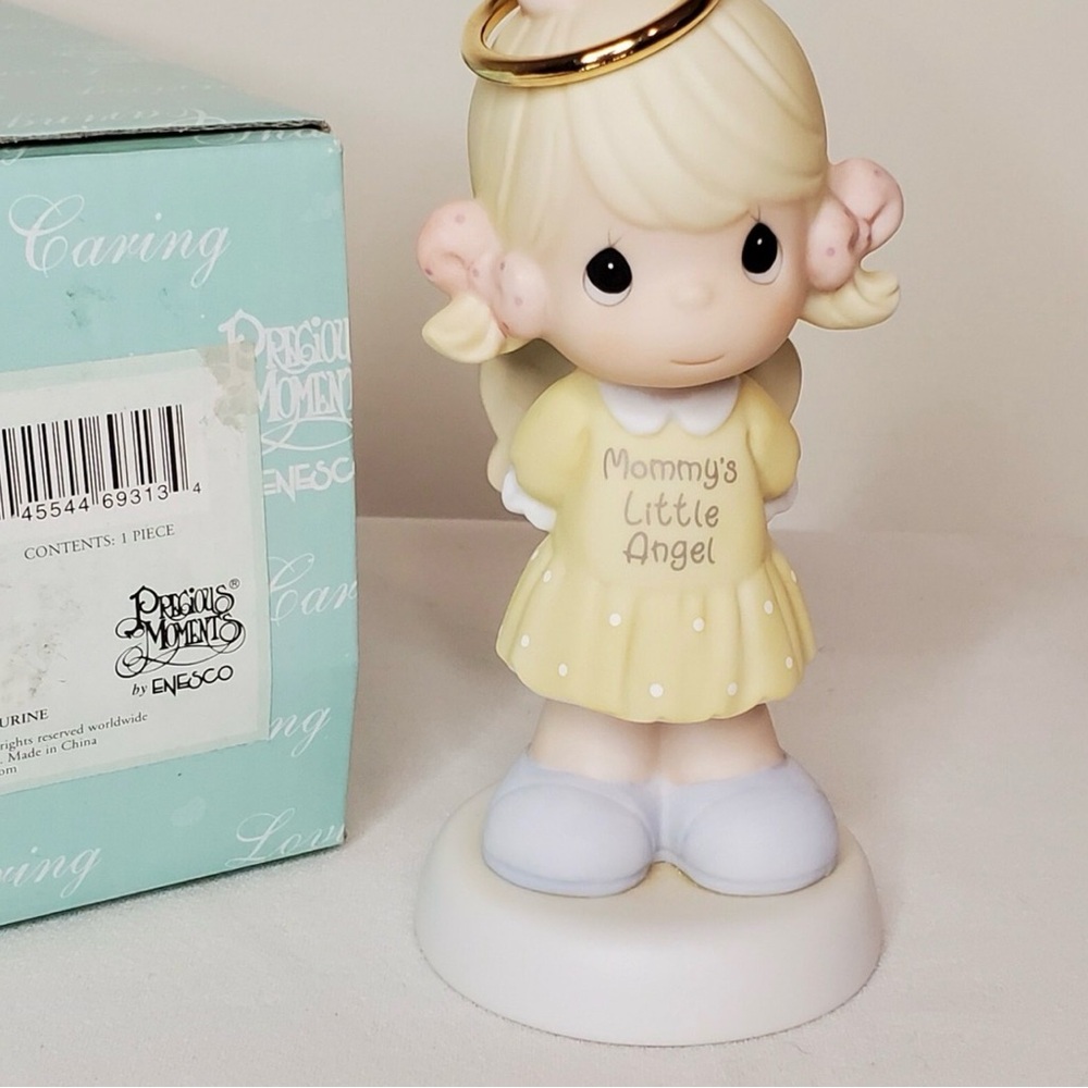 Enesco Precious Moments Blonde Angel Figurine